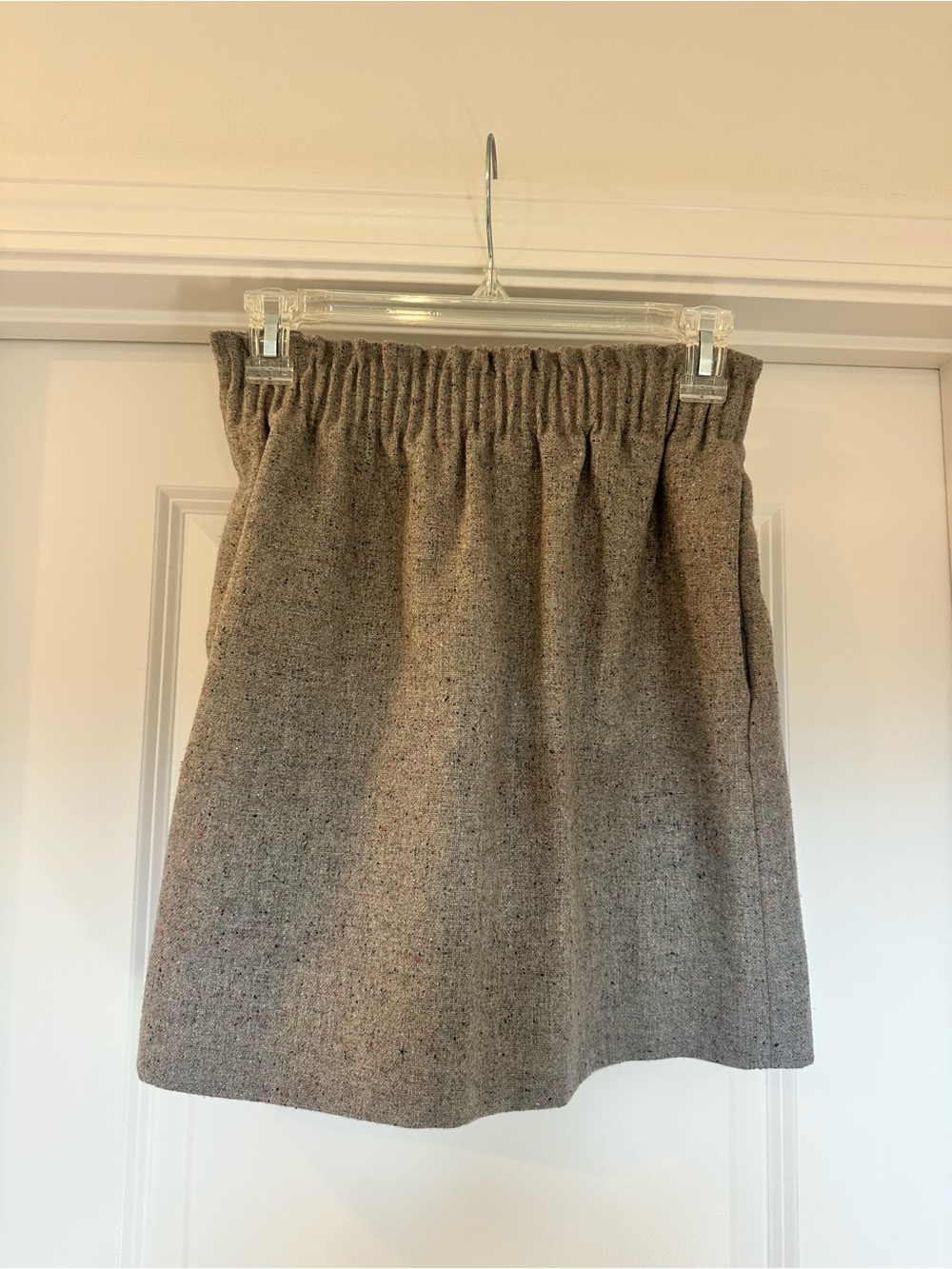 J. Crew Heathered Tweed Mini Skirt